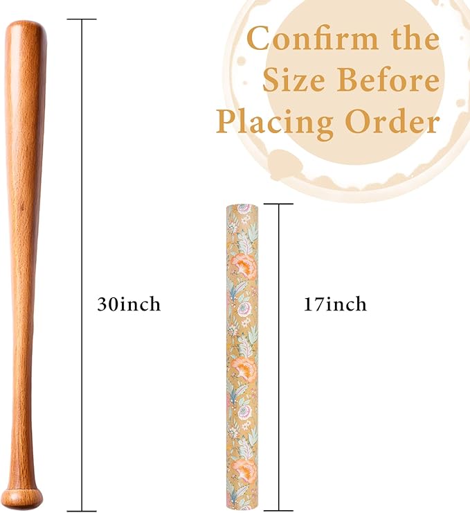 Merture Vintage Kraft Floral Wrapping Paper Roll - 17 In X 32.8 Ft(46.5 sqft) Vibrant Flower Design Gift Wrap for Mothers Day, Valentines Day, Birthday, Wedding, Anniversary, Bridal Shower