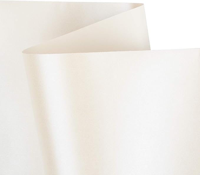 RUSPEPA Off White Matte Wrapping Paper-81.5 Sq Ft-Solid Color Pearly-lustre Paper Perfect for Wedding, Birthday, Christmas, Baby Shower -30Inch X 32.8Feet