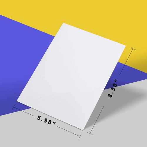 LLPT Dry Erase Magnetic Sheets - 6 Pack Reusable & Washable 5.9” x 8.3” Whiteboard Stickers for DIY Projects
