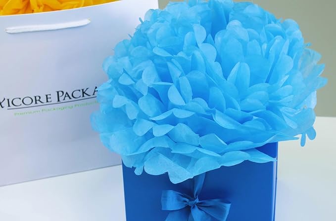 Flexicore Packaging® | Gift Wrap Tissue Paper | Size: 15"x20" | 100 Sheet | Acid Free Bulk Tissue Paper | (White)