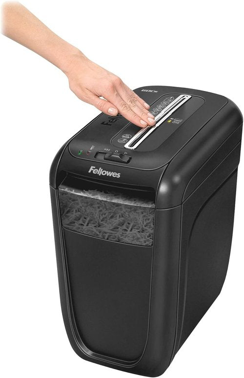 Fellowes 4606001 10-Sheet Credit Card Shredder - Enhanced Safety Features for Secure Shredding