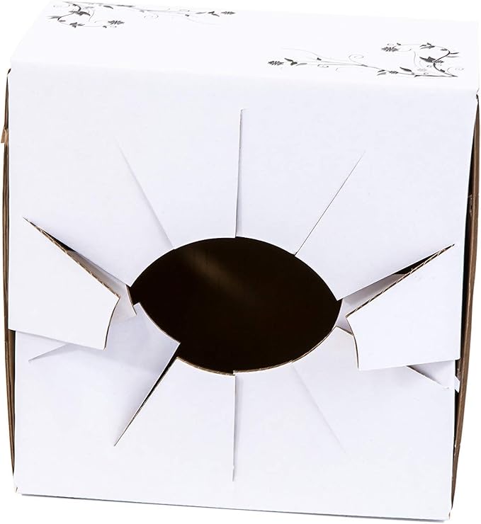 Cardboard Boxes for Delivery - Flower Delivery Boxes (8"x 8"x 4") - Sell in Bundle (10)