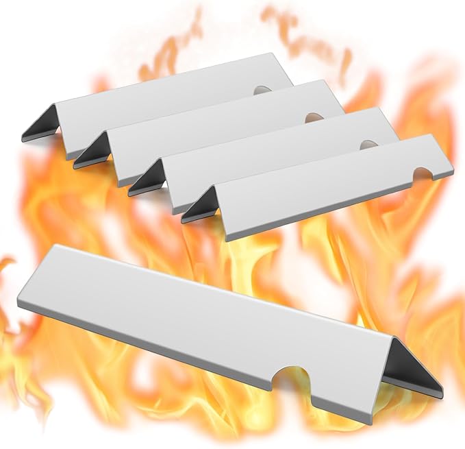 17" Flavorizer Bars for Weber Genesis II Grill Parts GS4 Genesis II/II LX 300 Series Genesis II E-310 E-315 E-335 LX E-340 Heat Plates Replacements for 66795 Stainless Steel Flavor Bars, 5 Pack