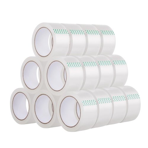 Lichamp Heavy Duty Clear Packing Tape - 24 Rolls for Moving & Shipping Supplies | 1.88" x 55 Yards