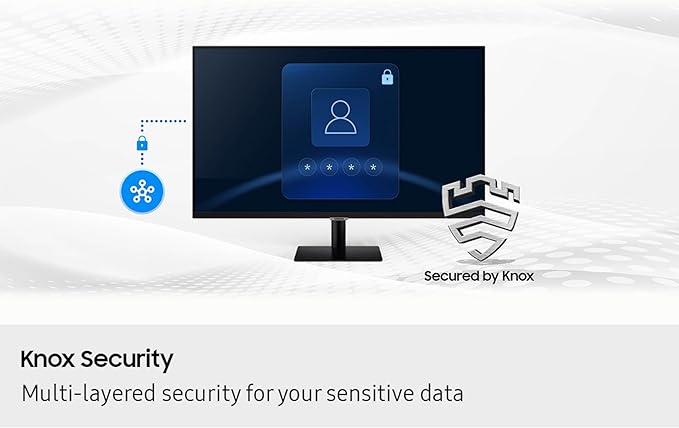 Samsung 32” Smart Monitor M7 (M70F) 4K UHD Display, Samsung Vision AI, Smart TV Apps, Gaming Hub, USB-C, HDMI and USB-A, Black, LS32FM702UNXZA, 2025