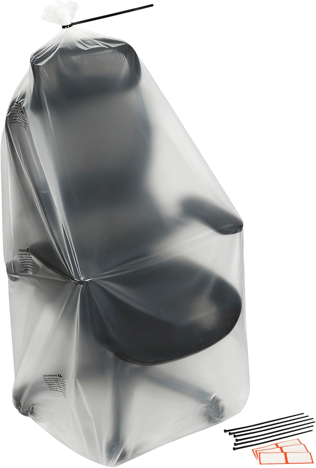 Storage Standard Large Clear Plastic Bags - Waterproof Heavy-Duty 6-Pack for Rugs & Oversized Items | 45 x 65 Inches