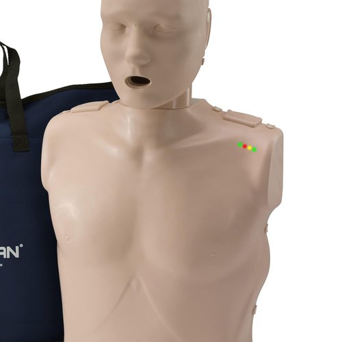 Prestan Professional CPR-AED Training Manikin 4-Pack - Medium Skin Tone with CPR Monitor