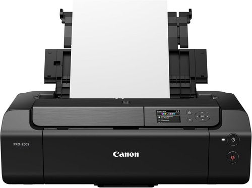 Canon PIXMA PRO-200S Wireless Inkjet Photo Printer - 13" Display, 8-Color Ink, Sleek Black Finish