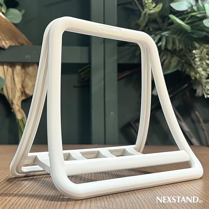 Nexstand K11 Vertical Laptop Stand for Desk,White Desktop Notebook Dock,Vertical Laptop Holder Space-Saving Organizer for All MacBook, Surface, Samsung, HP, Dell