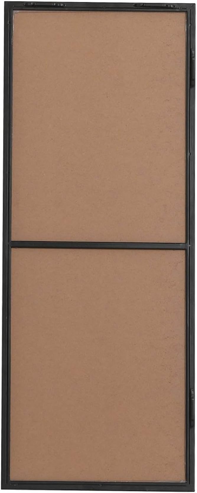 Elegant Decor Monet Home Office Decorative Rectangle Framed Wall Mirror, 14" L x 36" H - Black