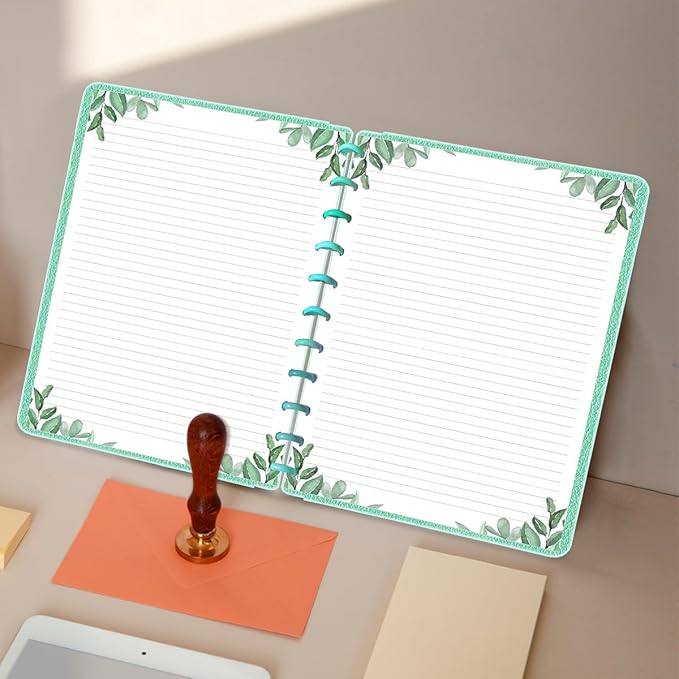 (3-Pack) A4 TUL Discbound Lined Refill Paper, 11-Disc Discbound Ruled Filler Paper, Letter Size 300Sheets / 600Pages Loose-Leaf, 100gsm, 8.5'' x 11'', Leaf