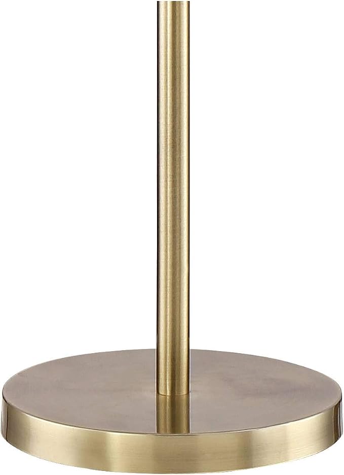 360 Lighting Aaron Mid Century Modern Tree Floor Lamp 64" Tall Aged Brass Gold Metal Adjustable Swivel 3-Light Dome Shade Decor for Living Room Reading House Bedroom Home Office House