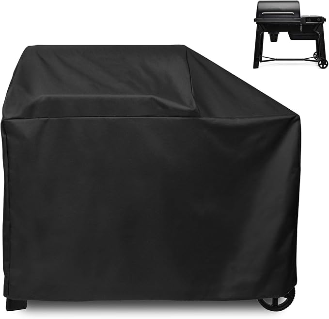 ZJYWSCH Grill Cover for Traeger Woodridge Pellet Grill TFB86MLH Outdoor Waterproof for Traeger Woodridge Wood Pellet Grill and Smoker Full Length Cover BAC761 Heavy Duty