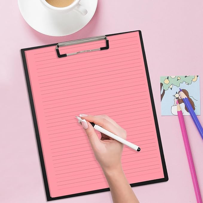 (3-Pack) Colorful Unpunched Lined Paper - 300 Sheets/600 Pages Loose Leaf Paper Line Refills, Per Color 60 Sheets, 8.5" x 11"