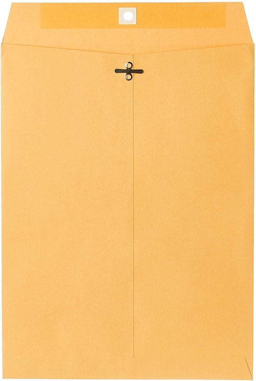 Mead Brown Kraft Envelopes - 9" x 12" Clasp Closure, 24-lb All-Purpose, 20 Count Pack