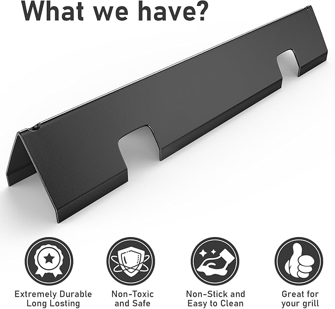 for Weber Spirit 2 Grill Parts, 15.3" Flavorizer Bars for Weber GS4 Spirit II 300, Spirit E/S 310 Spirit 300 Series with Front Control, Porcelain-enameled Flavor Bars for Spirit e310 Grill Parts