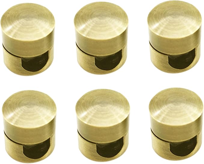 Cable Holder, 6PCS Cable Management Clips, Aluminum Cord Holder, for and Fixing Chandelier Wires, Gold