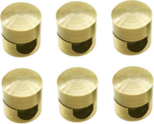 Cable Holder, 6PCS Cable Management Clips, Aluminum Cord Holder, for and Fixing Chandelier Wires, Gold