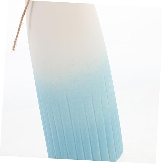 Artistic Ceramic Vase with Narrow Opening Rustic Blue Glazed Flower Planter Modern Home Decor Ornament for Office and Living Premium Texture and Unique Design