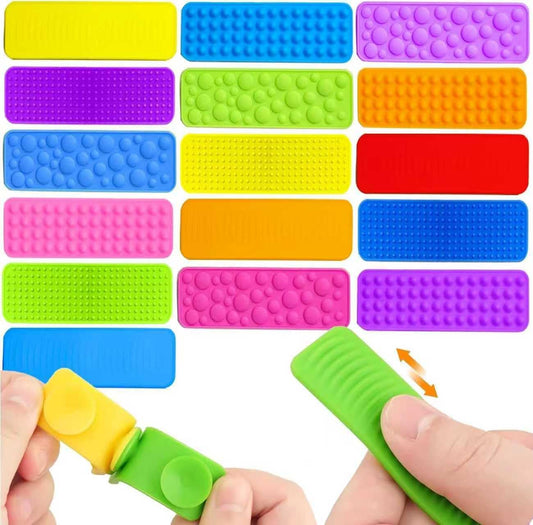 **Sensory Fidget Toys | 16-Pack Textured Suction Toys for Kids & Adults | Calming Relief for Autism & Anxiety**