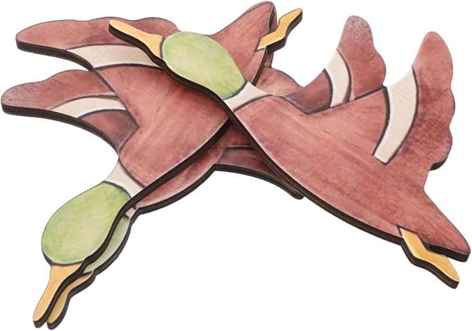 ERINGOGO 3pcs Wooden Flying Bird Wall Art Decor Rustic Home Decoration for Living Room Bedroom Office Creative Bird Ornaments for Unique Aesthetic Appeal