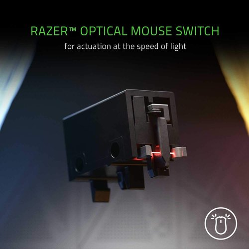 Razer DeathAdder V2 Mini Gaming Mouse - 8500K DPI Optical Sensor - Lightweight 62g Design - Chroma RGB Lighting - Classic Black