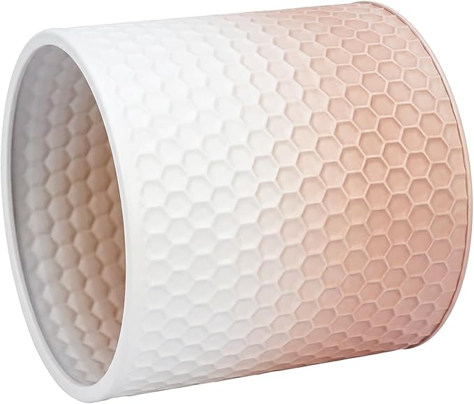 Modern Planter Pots, Set of 2 White Pink Planters with Stand, Decorative Planters, Metal Pots with Drainage Holes for Living Room, Office, Garden