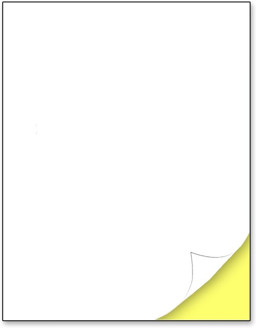 Printable White Sticker Paper by [Brand Name] - 30 Sheets, Matte Finish for Laser & Inkjet Printing | Letter Size (8.5" x 11")