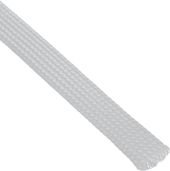 uxcell PET Expandable Sleeving 10ft 1/2" Gray Cable Management Sleeve Cord Organizer for Wrap Protect Cable