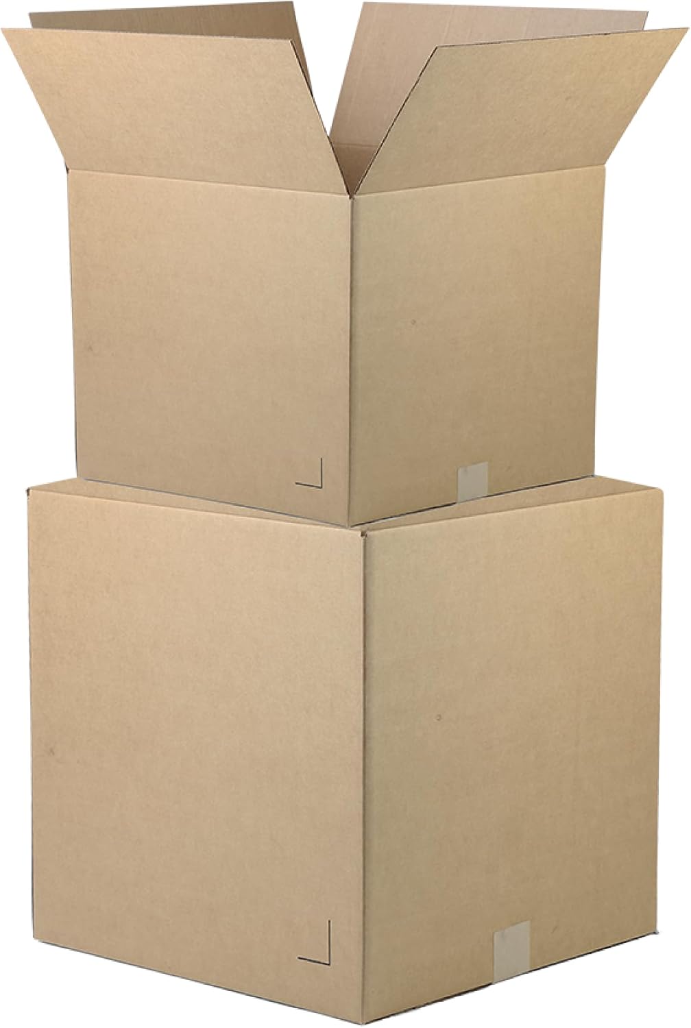 The Boxery 12"x12"x12" Brown Kraft Corrugated Shipping Boxes | 25-Pack - Durable, Eco-Friendly & Recyclable