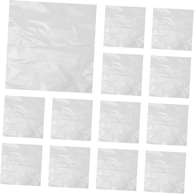 Yardwe 100pcs Transparent Cellophane Wrapping Paper Clear Floral Wrap for Bouquets DIY Flower Packaging Film Easy to Use and Store