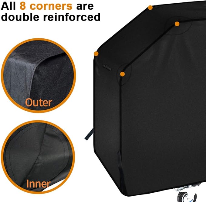 iCOVER 36 inch Griddle Cover for Blackstone, 600D Heavy Duty Waterproof Canvas Flat Top Gas Grill Covers for 36" Grills 1554 1825 for Weber 36” Griddles Camp Chef 600 with Support Pole