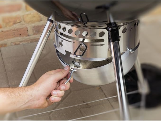 Weber Original Kettle Premium Charcoal Grill, 22-Inch, Black