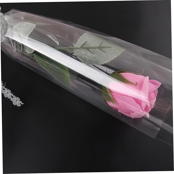 DEARMAMY Transparent Cellophane Wrap Roll Clear Flower Wrapping for Bouquets and Basket Packaging Moisture-resistant Craft Supply for and Party Presentation