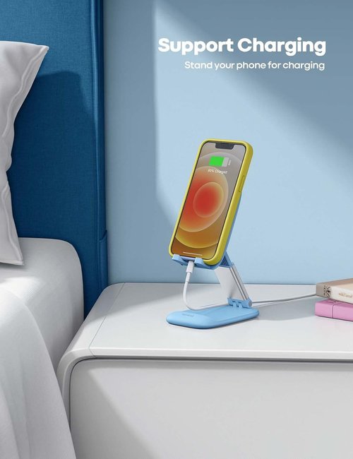 Lamicall Cell Phone Stand - Blue Desk Organizer for 4-8'' Smartphones | Perfect Easter Basket Stuffer