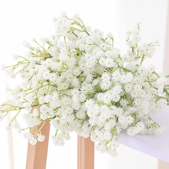 Bringsine Baby Breath Gypsophila Deco White Colour Artificial Flowers for Wedding 30 Pieces/lot