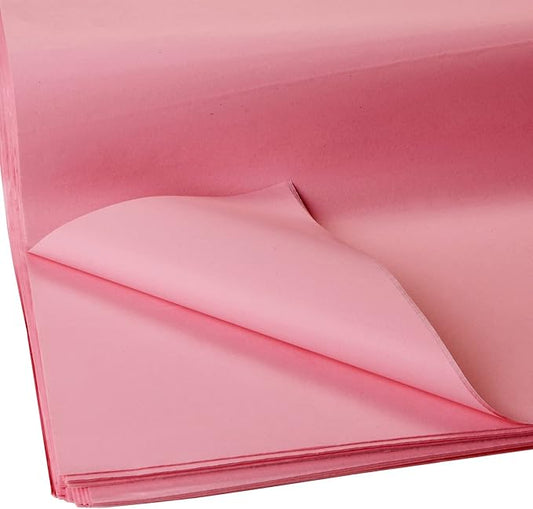 Jillson Roberts Bulk 20 x 30 Inches Recycled Tissue, Pink, 480 Unfolded Sheets (BFT06)