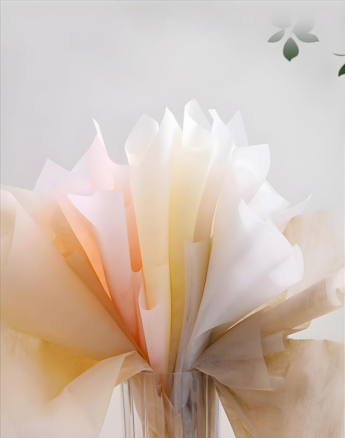 96 Sheets Tissue Flower Wrapping Paper Cotton Wrapping Flower Paper Withdrawable Lining Paper Non-woven Waterproof Floral Bouquet Wraps For Florist Packaging Arrangement (Black)