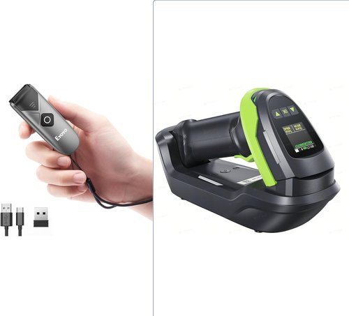 Eyoyo Portable Mini 2D Barcode Scanner - Compact Design with Built-In Screen for Easy Use