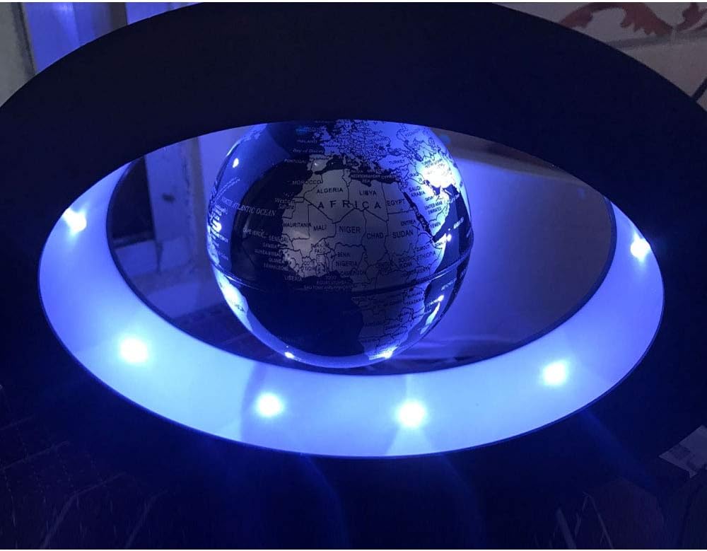 Skiennix LED Night Light - Decorative Floating Sphere Lamp for Home Office & Desk Decor
