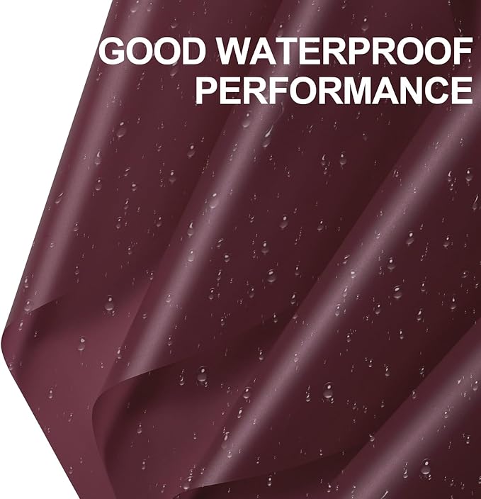 WRAPAHOLIC 20 Sheets Flower Wrapping Paper - 22.4 x 22.4 inch Pure Wine Red Water-Resistant Floral Bouquet Wrapping Paper, Florist Supplies Packaging for Wedding Birthday Gift DIY