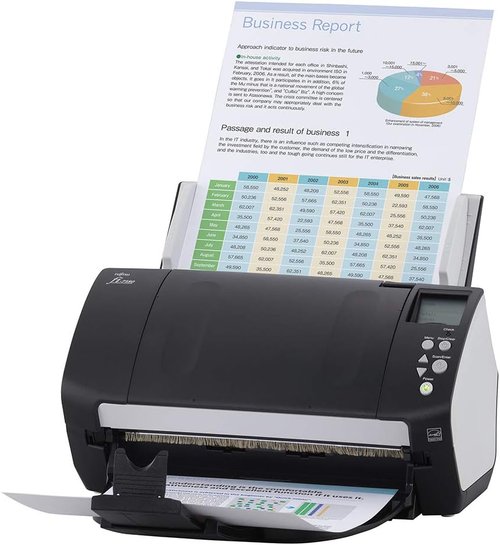Fujitsu fi-7180 Color Duplex Document Scanner - High-Performance with Auto Document Feeder (ADF)