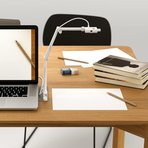 OKIOLABS OKIOCAM 2K USB Webcam & Document Camera - Perfect for Teachers & Remote Learning, 1440p