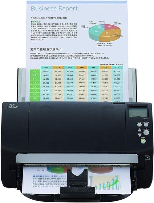 Fujitsu fi-7180 Color Duplex Document Scanner - High-Performance with Auto Document Feeder (ADF)