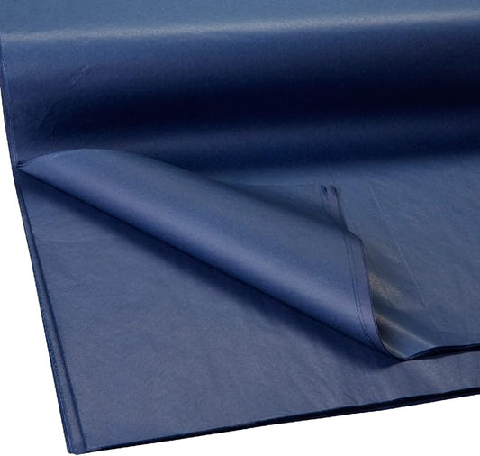 Jillson Roberts Bulk 20 x 30 Inches Recycled Tissue, Navy, 480 Unfolded Sheets (BFT26)