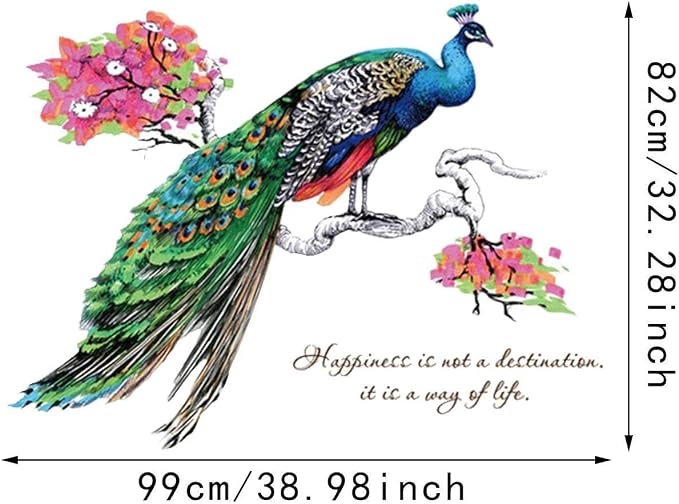 Fenteer Bird Wall Hanging Wooden Bird Wall Art Flying Birds Wall Decor Wooden to Install Material Suitable for Living Room Bedroom