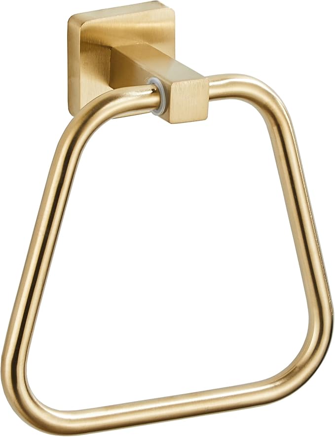 Brushed Gold Towel Ring for Bathroom, Kitchen Bath Towel Holder Hangers Wall Mount Heavy Duty Stainless Steel