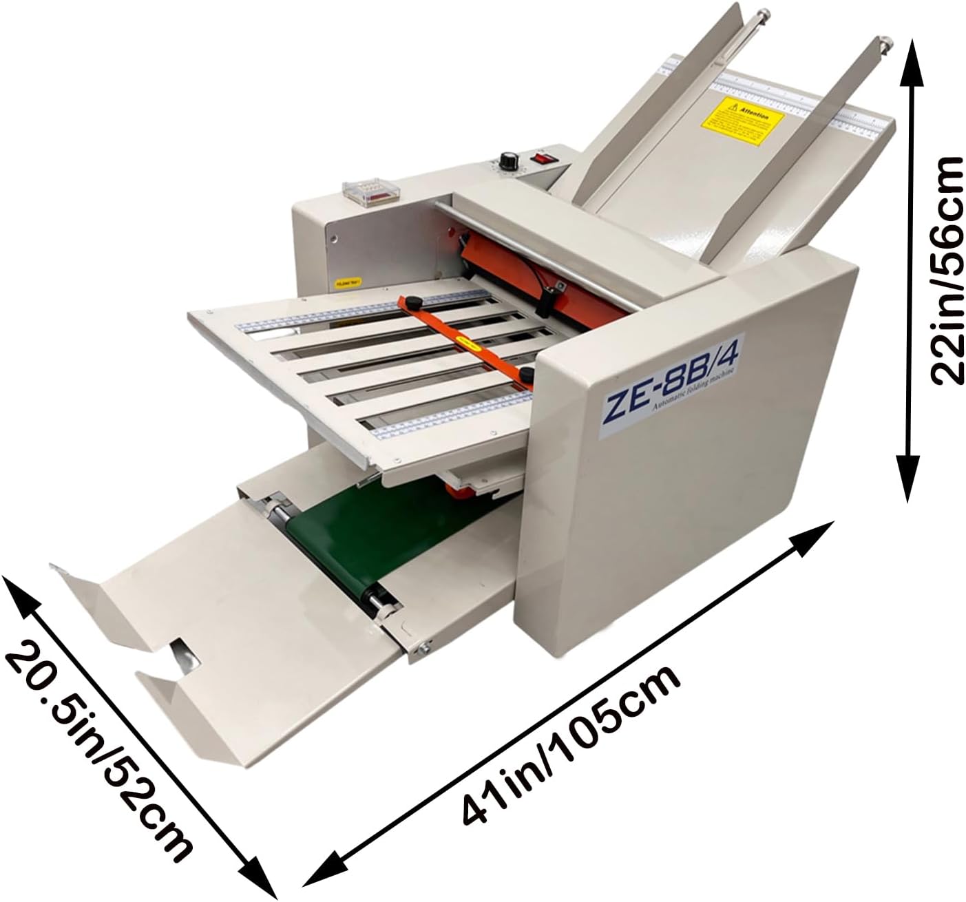 WYDDDARY Automatic Paper Folding Machine - Fast 262ft/min Speed | Folds Sizes 2x3in to 12x27in
