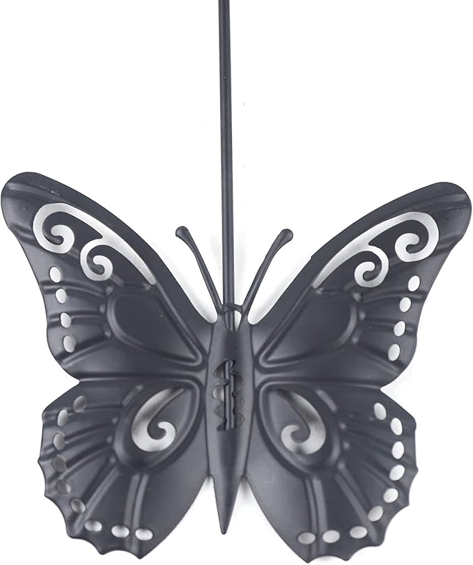 Large Wall Clock 20 Inch, Modern Pendulum Wall Clock Butterfly Art Decor Silent Non-Ticking, Home Décor for Living Room, Kitchen, Dining Room, Bedroom