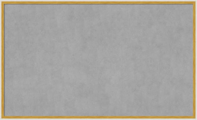 Amanti Art White Framed Magnetic Board 25x41 Large Vision Board for use with Magnets, 100% Metal Sheet to Display Items as Office Decor or for Home Organization in mudroom, Kitchen or Kids Room